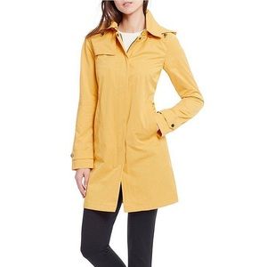 Yellow Antonio Melani Hooded Rain Jacket Parka